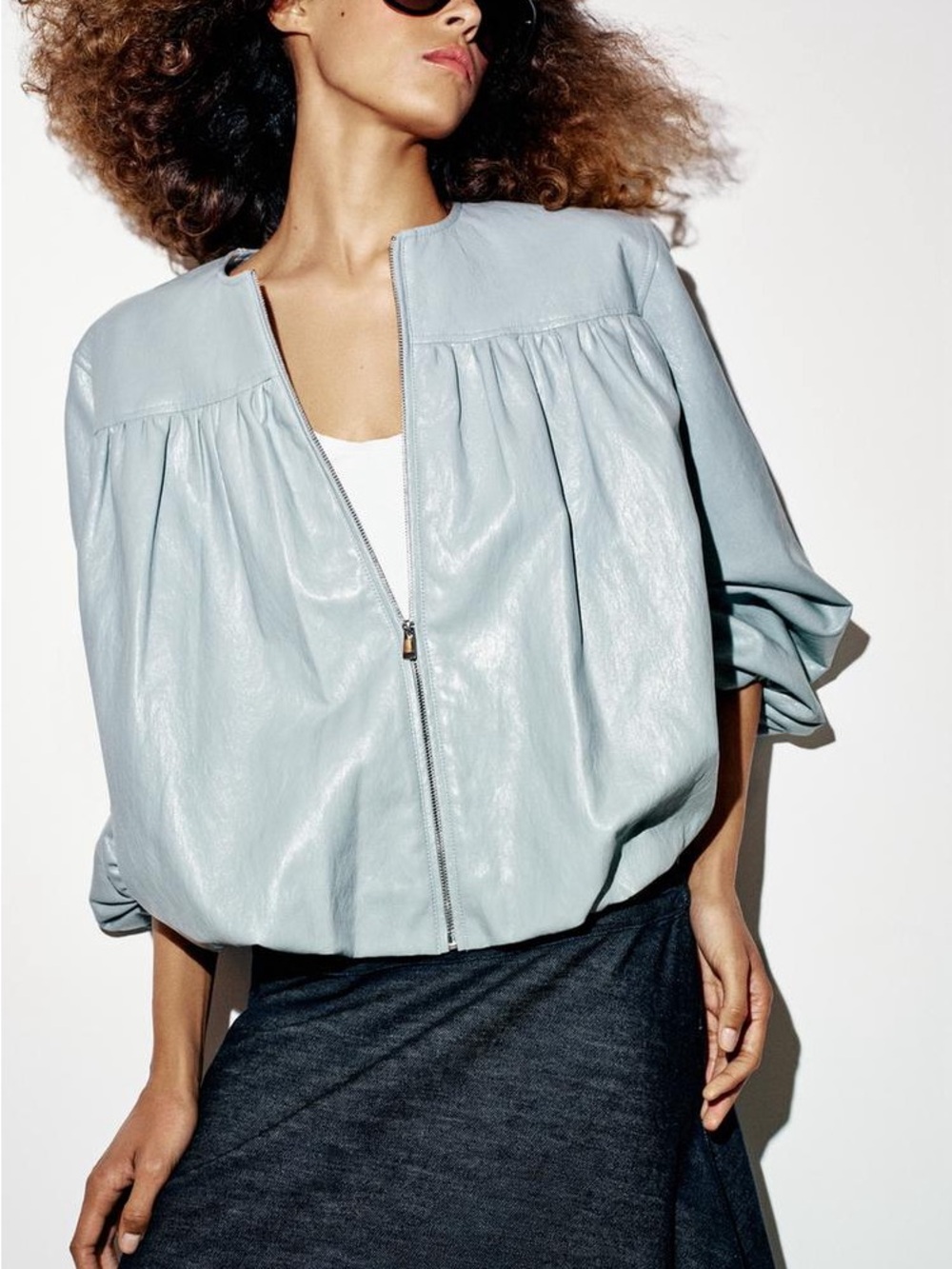 Zara Faux Leather Jacket